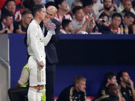No hay paz entre Zidane y James: se avecina nueva salida del colombiano
