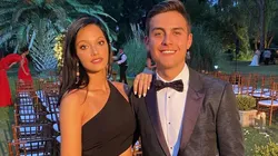 Foto de Dybala junto a Oriana.