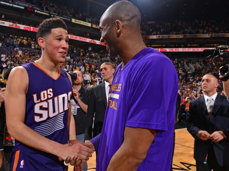 Booker inmortalizó una frase que le escribió Kobe
