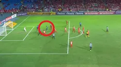 Así fue el gol de Victor Ferraz para el primer gol de Gremio ante América de Cali.