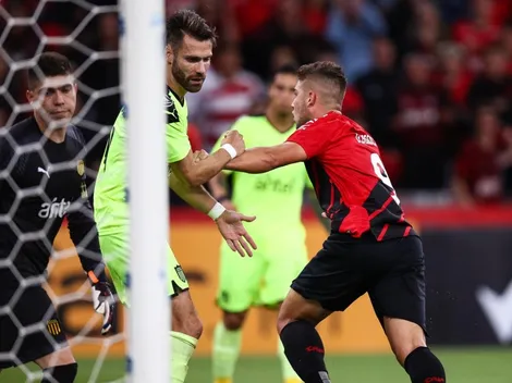Por un golazo de taco, Athletico Paranaense doblegó a Peñarol