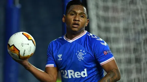 Alfredo Morelos, jugador del Rangers de Escocia.