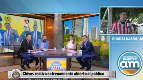 ¡Contundente! Un aficionado de Chivas le habló a Álvaro Morales