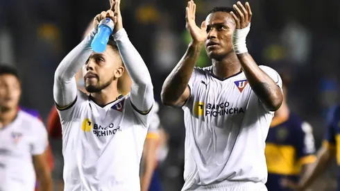 Antonio Valencia jugando para Liga de Quito.