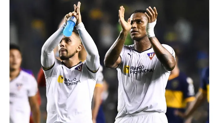 Antonio Valencia jugando para Liga de Quito.
