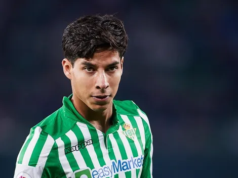 Diego Lainez ha vuelto a los entrenamientos de Real Betis