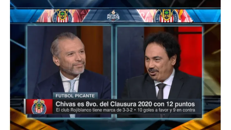 "Eres un todólogo": El cruce entre Hugo Sánchez y José Luis Higuera en Fútbol Picante