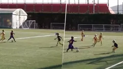 Con la '10' en la espalda: los dos goles de Thiago Messi jugando para Barcelona que son furor