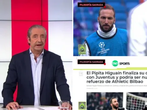 En El Chiringuito boicotean la llegada de Higuaín al Athletic de Bilbao
