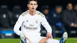 ¿Qué se hizo ahora? James sorprendió con nuevo look en camerino del Madrid