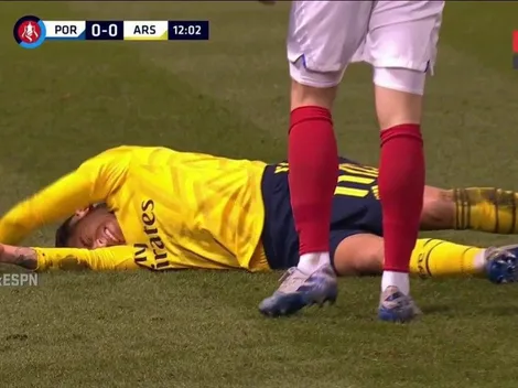 Sufren Arsenal y Uruguay: preocupante lesión de Torreira, que se fue con mucho dolor