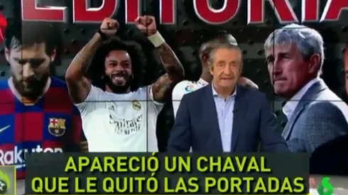 El Chiringuito: "Messi acabó el partido hundido"