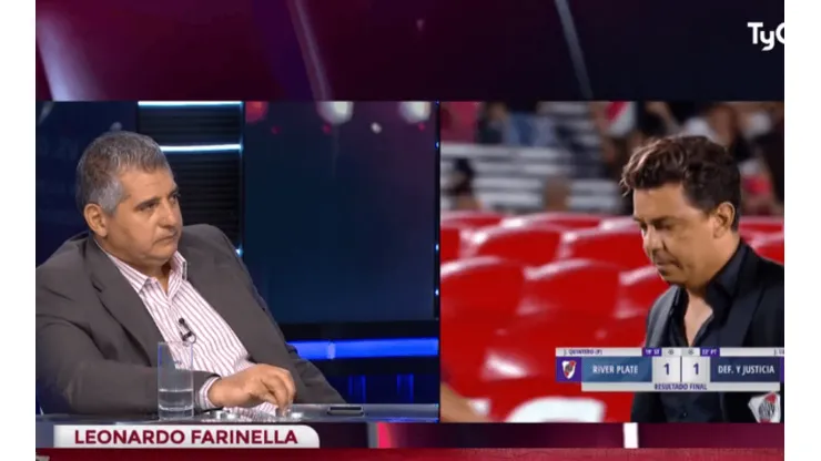 Farinella desconfía de las chances de River de ganar la Superliga Argentina