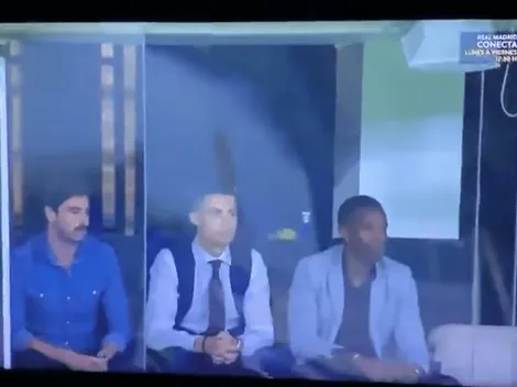 Lo que la TV no mostró: así celebró Cristiano Ronaldo el gol de Vinicius