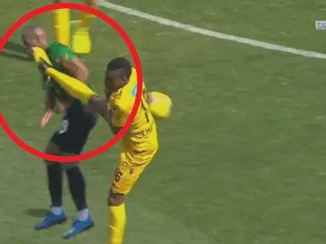 La patada criminal que le dieron a un jugador colombiano en Turquía