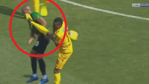 La patada criminal que le dieron a un jugador colombiano en Turquía