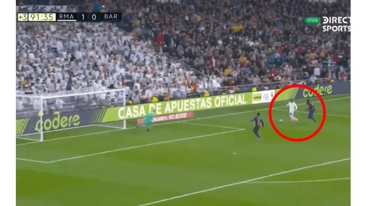 Mariano entró y en la primera que tuvo puso el 2 a 0 del Madrid