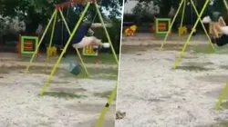 Video viral: no te atrevas a jugar en estas hamacas diabólicas