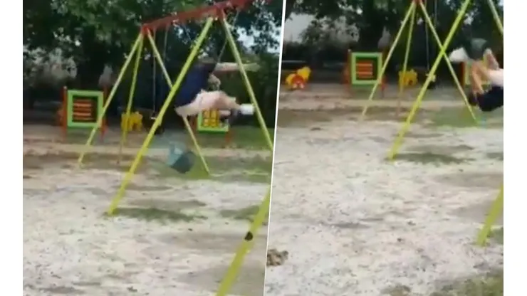 Video viral: no te atrevas a jugar en estas hamacas diabólicas