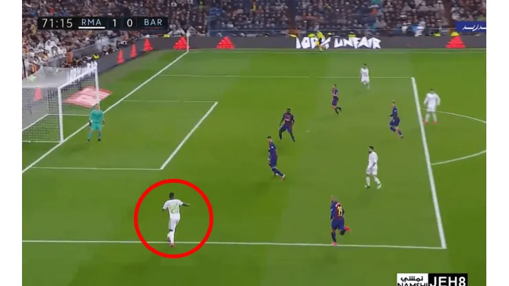 Vinicius le pintó la cara a todo el Barcelona y metió el primero del Madrid en El Clásico