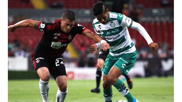 Las alineaciones de Santos y Atlas para el juego de esta noche