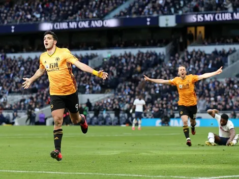 Raúl Jiménez le dio la victoria a Wolverhampton sobre Tottenham