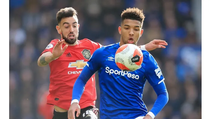 Partido picante y empate justo entre Everton y Manchester United.