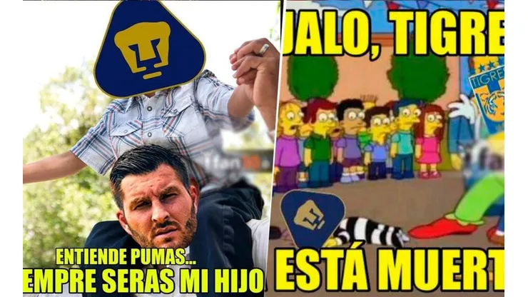 Tigres goleó a Pumas por André-Pierre Gignac y los memes no perdonaron