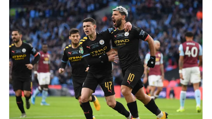 De la mano de Agüero, el Manchester City es campeón de la Copa de la Liga