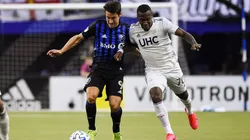 Cristian Penilla frente a Montreal Impact.