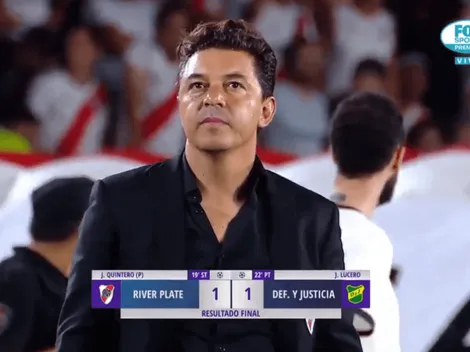 Gallardo le volvió a pedir a la gente de River que aliente