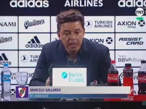 Después del partido, Gallardo aclaró los gestos hacia los hinchas de River