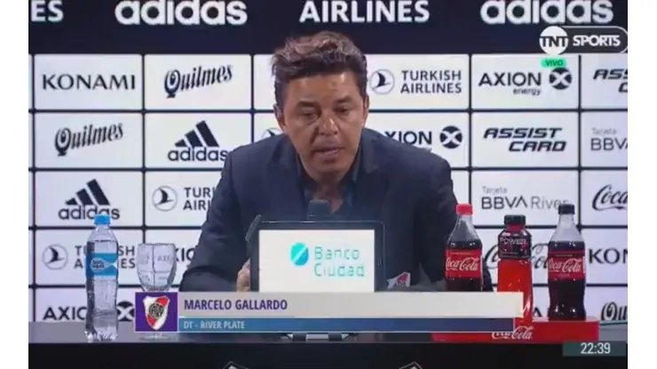 Marcelo Gallardo no quiso dejar cabos sueltos.