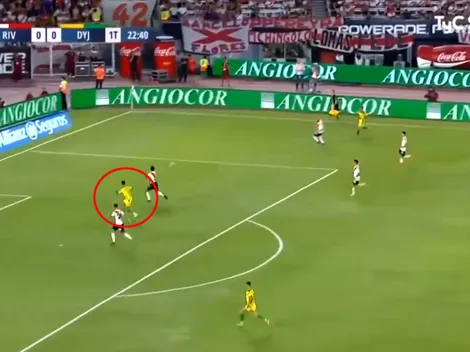 Silencio: Lucero, sin quererlo, se la picó a Armani y hay gol de Defensa