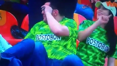 ¿Un beso? Ni de fundas: a un hincha de Nacional le negaron el cariñito