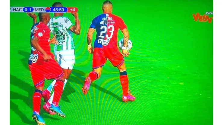 Ahora el DIM le metió la mano a Nacional: así fue el polémico gol
