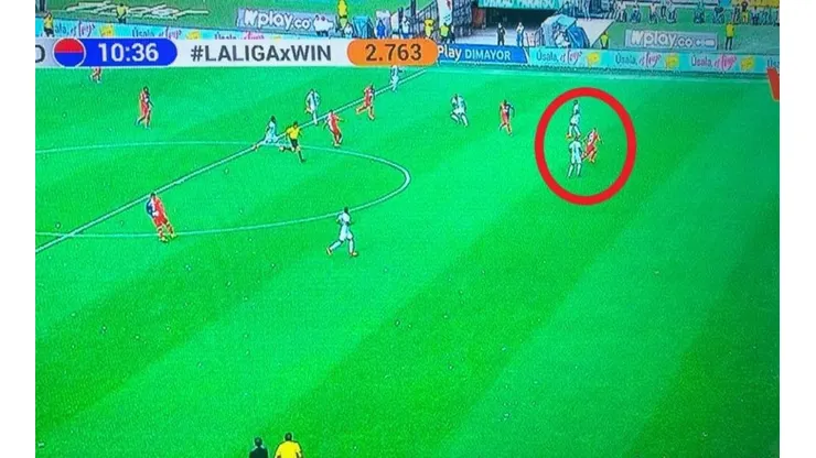 ¿Le metieron la mano al DIM? Polémico gol anulado que favoreció a Nacional