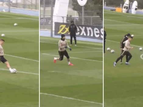 El video de la práctica que subió Real Madrid para asustar a Barcelona