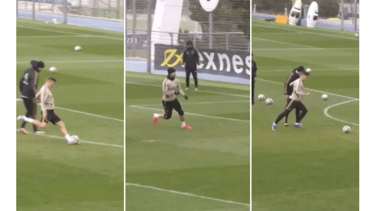 El video de la práctica que subió Real Madrid para asustar a Barcelona