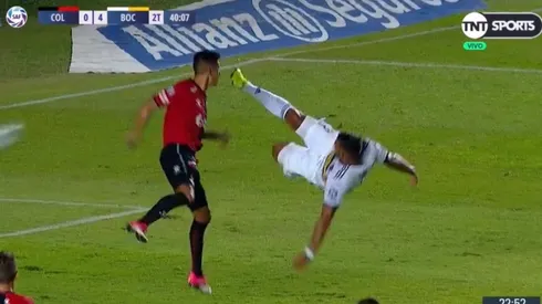 A Wanchope le cayó el espíritu de Ibrahimovic y clavó un golazo de tijera