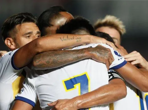 Apenas terminó el partido de Boca, Salvio le respondió a un hincha en Twitter