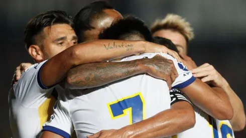 Apenas terminó el partido de Boca, Salvio le respondió a un hincha en Twitter