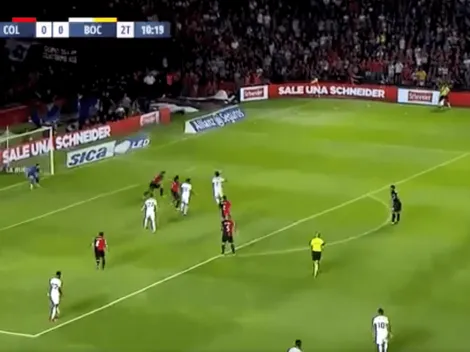 Era el peor de Boca, pero Pol Fernández la durmió de pecho y puso el 1-0