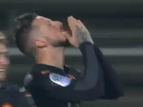 Está prendido fuego: Benedetto selló su hat-trick y liquidó el partido