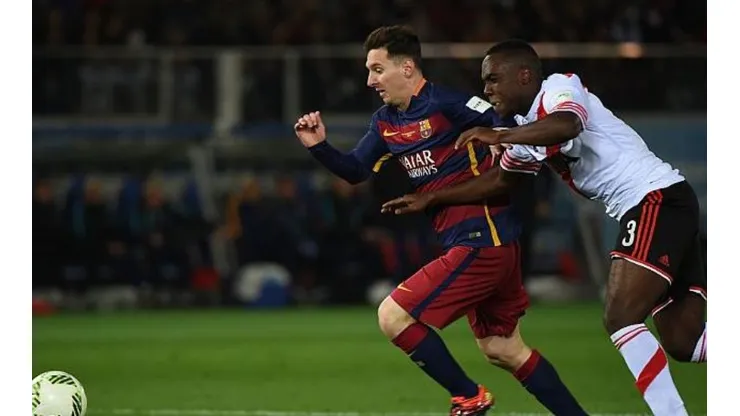Foto de Eder Balanta, jugador de River.
