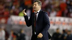 Claudio Biaggio durante su estadía en San Lorenzo.