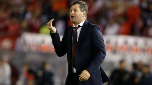 Claudio Biaggio durante su estadía en San Lorenzo.