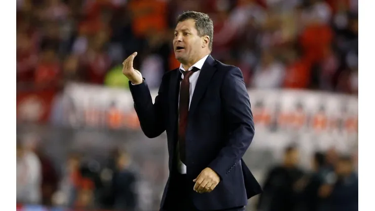 Claudio Biaggio durante su estadía en San Lorenzo.