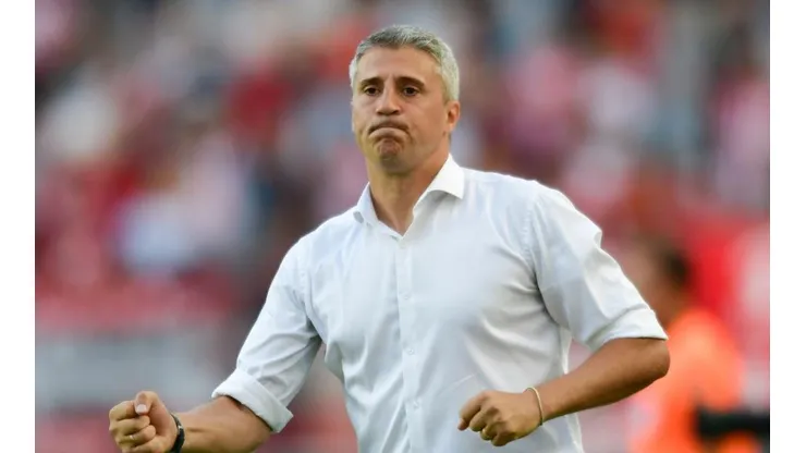 Hernán Crespo, entrenador de Defensa y Justicia.