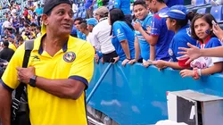 El Negro Santos se cruzo con el argentino Damian Zamogilny.